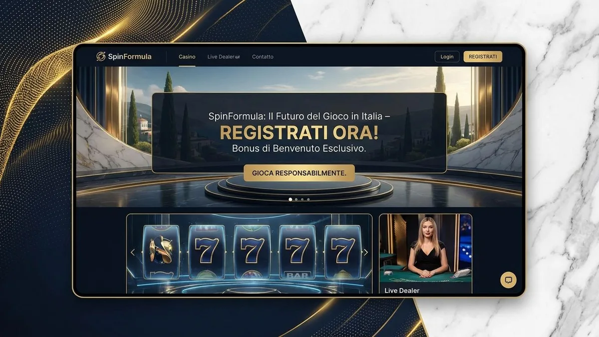 Registrazione con bonus su Spin Formula